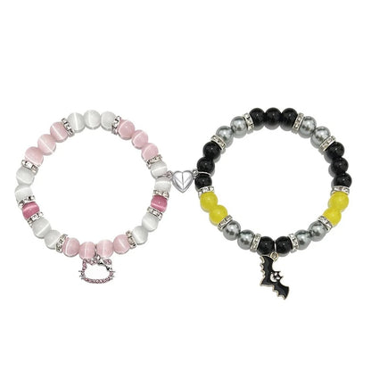 KITTY X BAT BEADED BRACELET SET