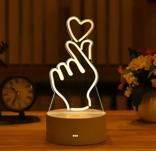 LED FINGER HEART